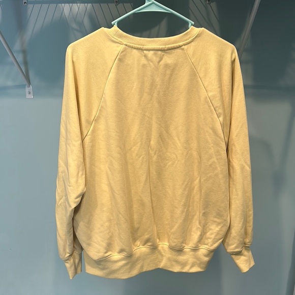 Women's Yellow Sweatshirt - Picture 4 of 4